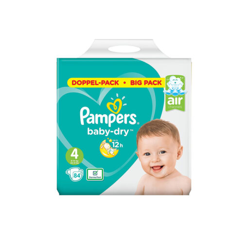 Pampers Baby Dry Diaper Size 4 belt 9-14 kg- 84 pcs Jumbo Pack (UK)